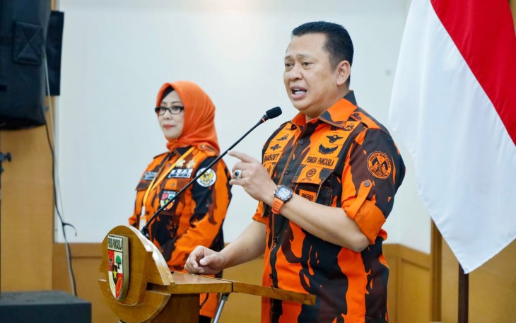 Wakil Ketua Kaderisasi & Organisasi Pemuda Pancasila Bambang Soesatyo 