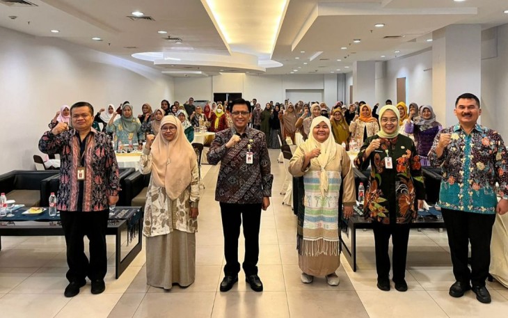 Bimtek Ecoprint dan Workshop Digital Pemasaran Produk UMKM di Medan, Senin (15/5)