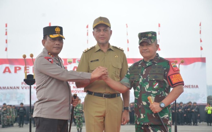 Apel PAM VVIP kunjungan Ibu Negara Iriana Jokowi di Medan