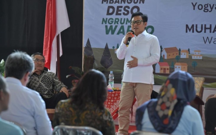Mendes PDTT Abdul Halim Iskandar saat Bincang BUM Desa Inspiratif di Yogyakarta 