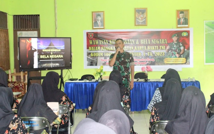 Wawasan Kebangsaan di SMA 1 Danau Panggang, Rabu (17/5)