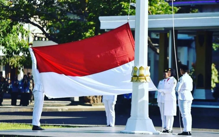 Upacara Hari Kebangkitan Nasional di pendopo Kabupaten Pacitan 