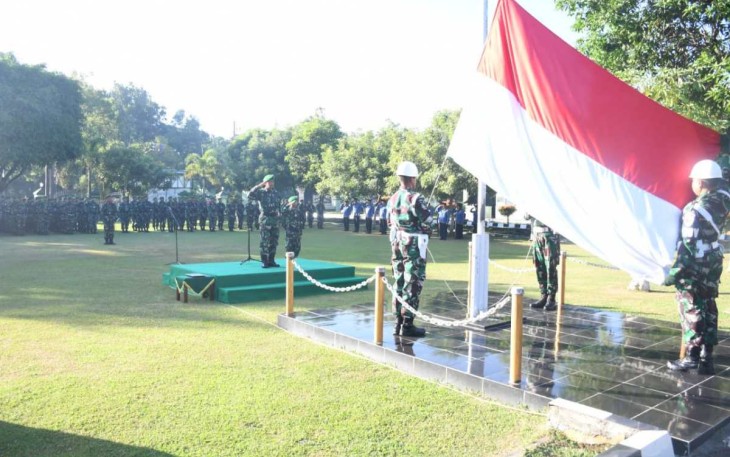 Upacara Hari Kebangkitan Nasional di Kodim 0802/Ponorogo 