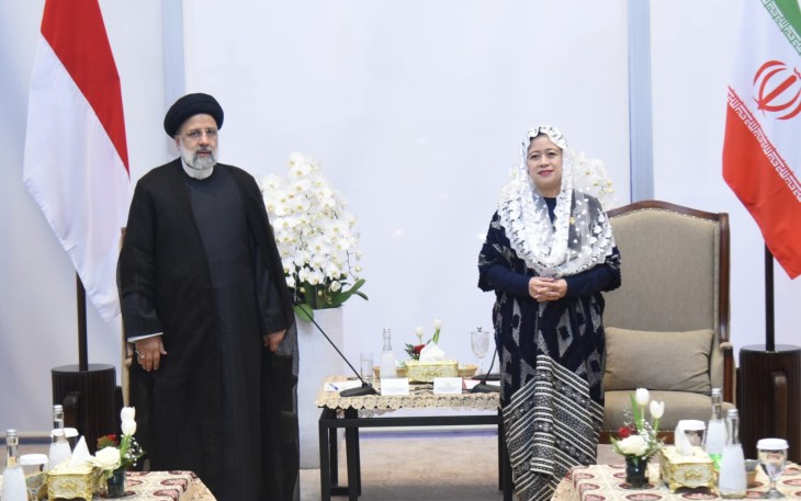 Puan Maharani Ketua DPR RI bersama Presiden Iran Seyyed Ebrahim Raisi
