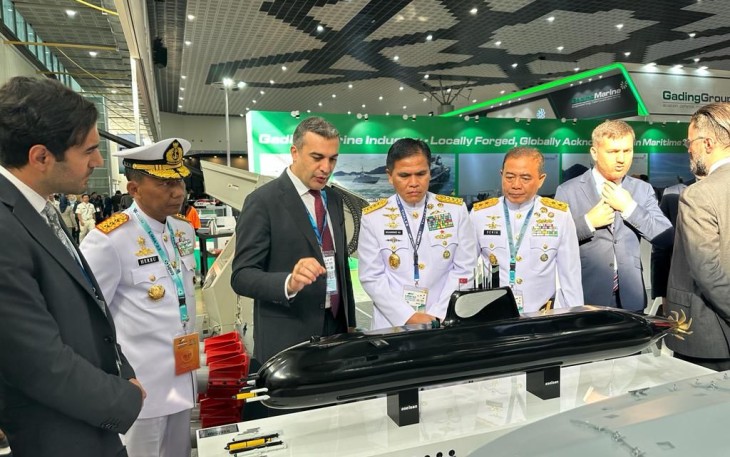 Kasal Laksamana TNI Muhammad Ali di LIMA Exhibition 2023 Langkawi Malaysia 