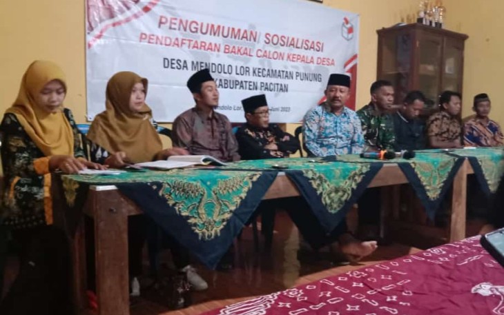 Sosialisasi Pilkades di wilayah desa binaan 