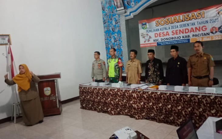Sosialisasi Pilkades di wilayah desa binaan 