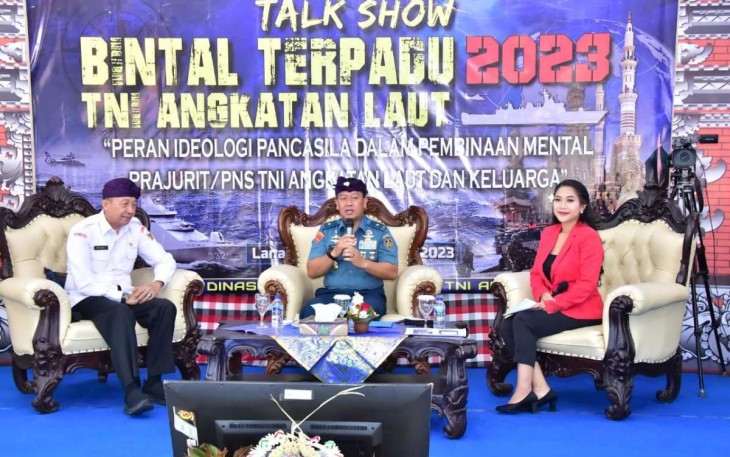 Talkshow pembinaan mental terpadu di Mako Lanal Denpasar 