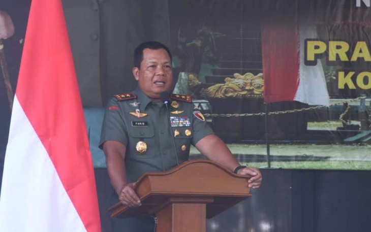 Pangdam V Brawijaya Mayjen TNI Farid Makruf 