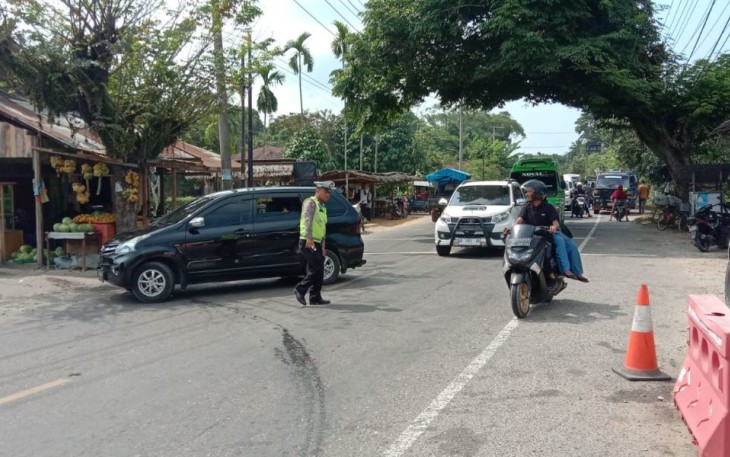 Polres Aceh Timur Antisipasi Kemacetan Libur Panjang 