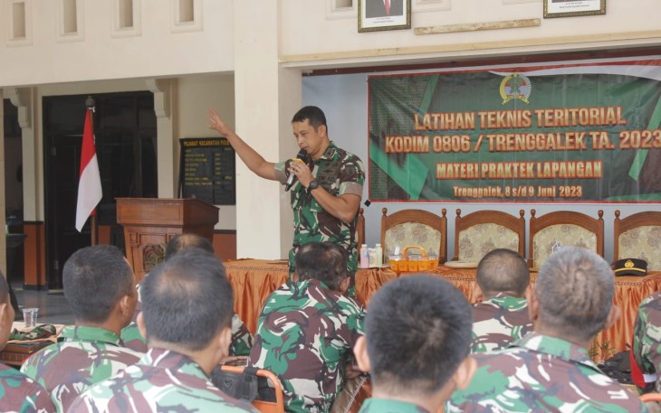 Dandim 0806/Trenggalek Letkol Kav Peddy Adi Prasetyo 
