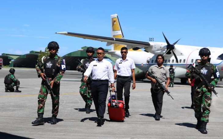 Latihan Perkasa D-11 Tahun 2023 di Lanud Manuhua 