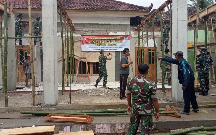 Karya Bakti TNI Satkowil Semester I TA. 2023, Kodim 0801/Pacitan