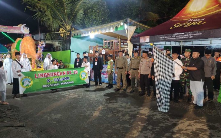 Semarak lomba Pawai Takbir Idul Adha wilayah desa binaan 