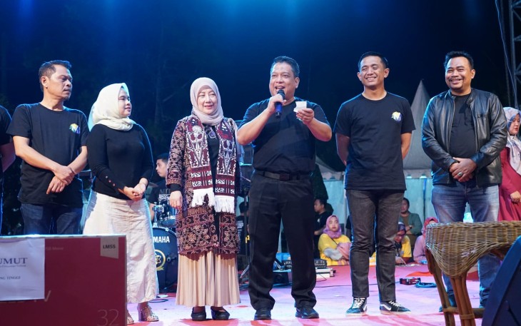 Gemerlap Malam Puncak Kegiatan Milenial Fest Kota Tebing Tinggi 