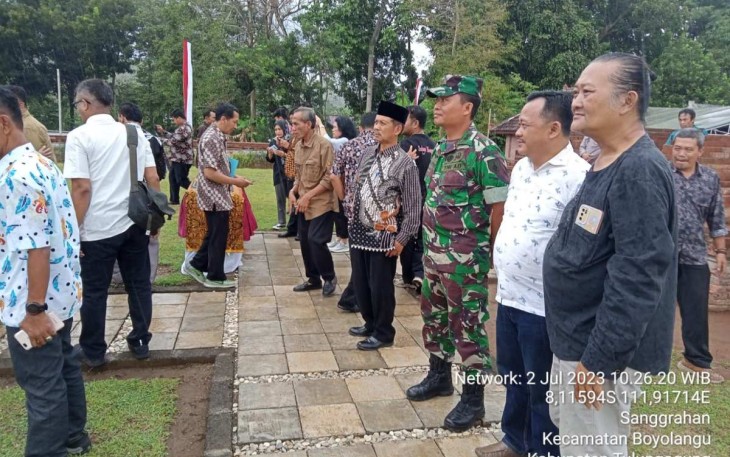 Prosesi Peresmian Pemugaran Candi Sanggrahan