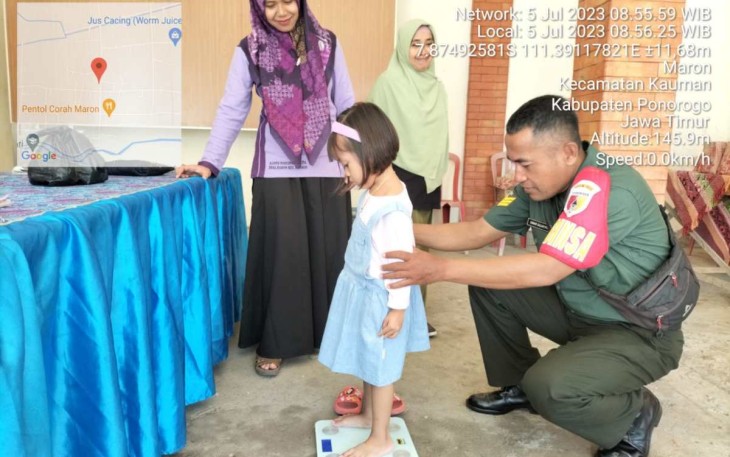 Pendampingan Posyandu di wilayah desa binaan