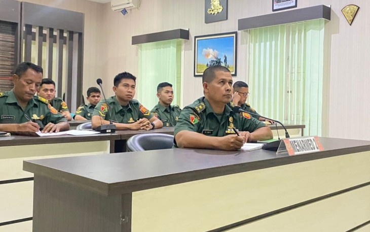 Pengarahan Itkostrad Secara Virtual di Menarmed 2 Kostrad, Selasa (11/7)