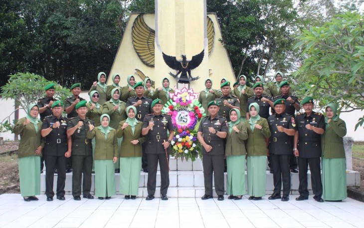 Ziarah rombongan Kodim 1001/HSU-BALANGAN 
