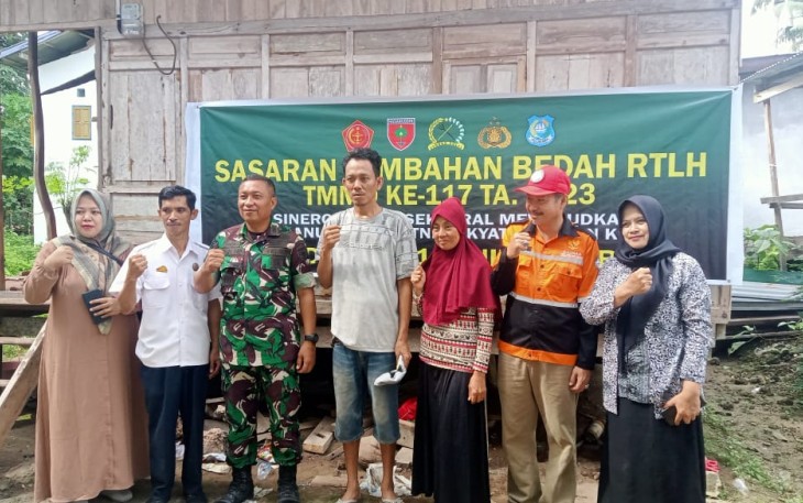 Sasaran tambahan TMMD ke 117 Kodim 1411/Bulukumba, Selasa (18/7)