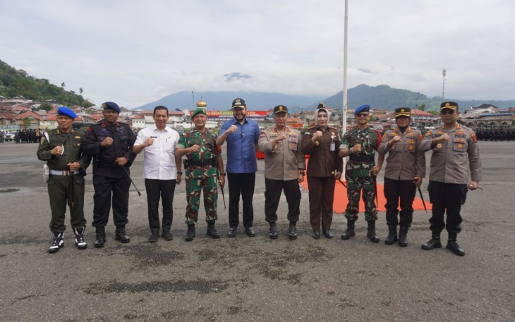 Apel gelar pasukan pengamanan VVIP kunker ibu Wapres RI 