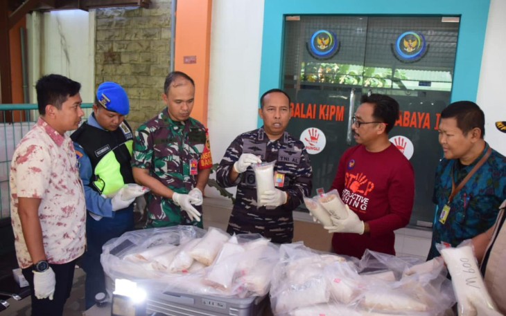 Lanudal Juanda gagalkan penyeludupan benih Lobster, Rabu (19/7)