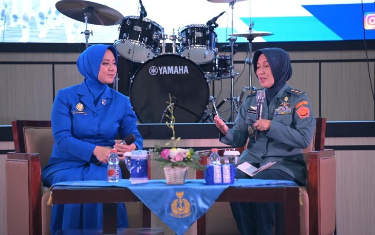 Ny. Fera Muhammad Ali saat talkshow di Mabesal Jakarta 