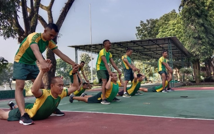 Senam Sparco Prajurit Menarmed 2 Kostrad 