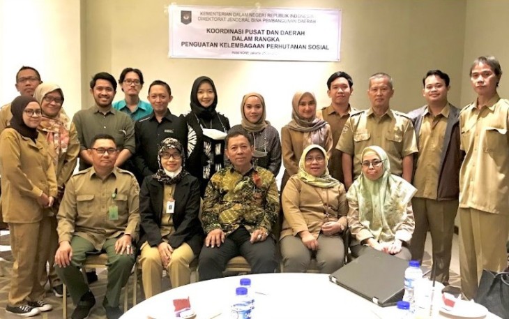 RKPD Peningkatan Kualitas SDM Papua Tengah secara virtual di Jakarta, Senin (31/7)