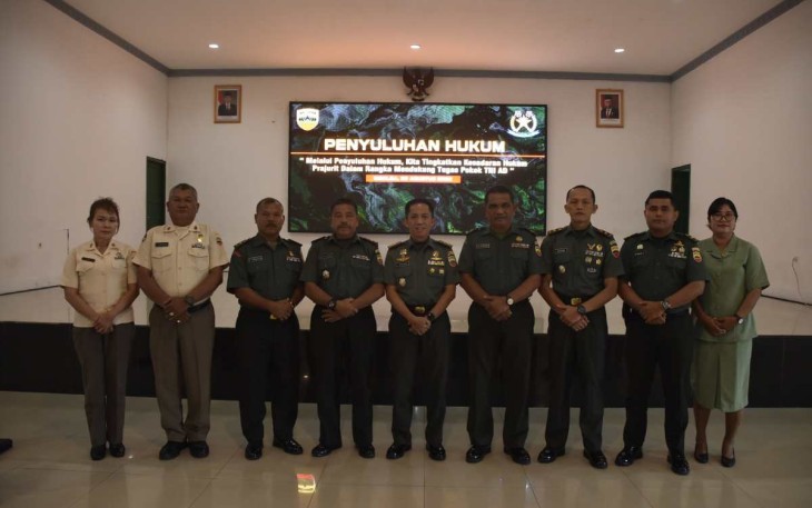 Penyuluhan hukum di Korem 023/KS, Rabu (2/8)