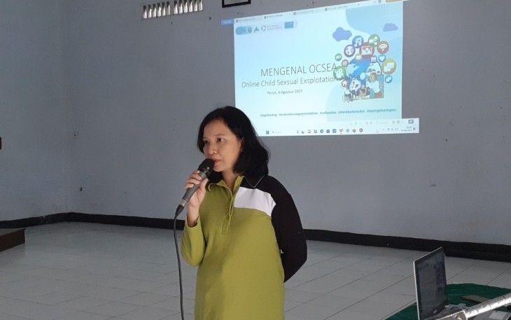 Persit KCK Cabang XX Dim 0806 Trenggalek Sosialisasi Stop Eksploitasi Anak