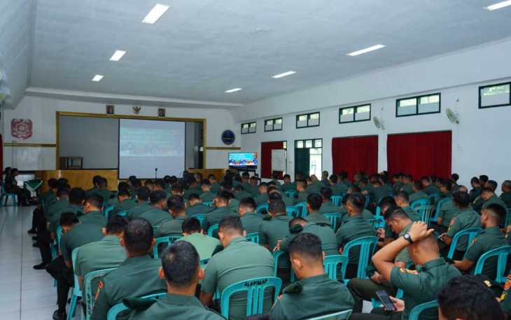 Sosialisasi TWP AD di Menarmed 2 Kostrad, Selasa (8/8)