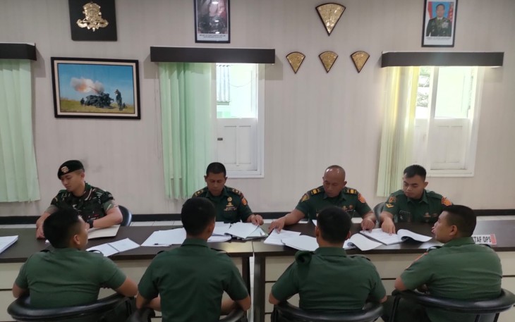 Pengecekan & Gelar Administrasi Staf Menarmed 2 Kostrad, Selasa (8/8)