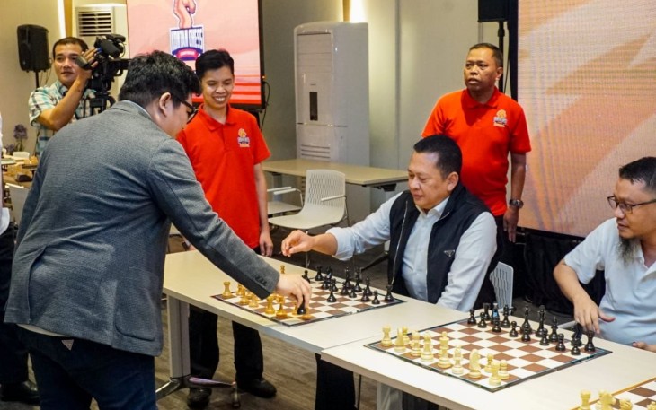 Kontan Chess Championship 2023 di South Quarter, Jakarta, Selasa (8/8)