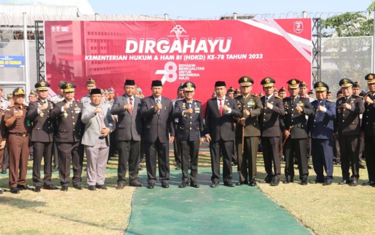 Peringatan HDKD ke-78 di Kota Madiun, Senin (21/8)