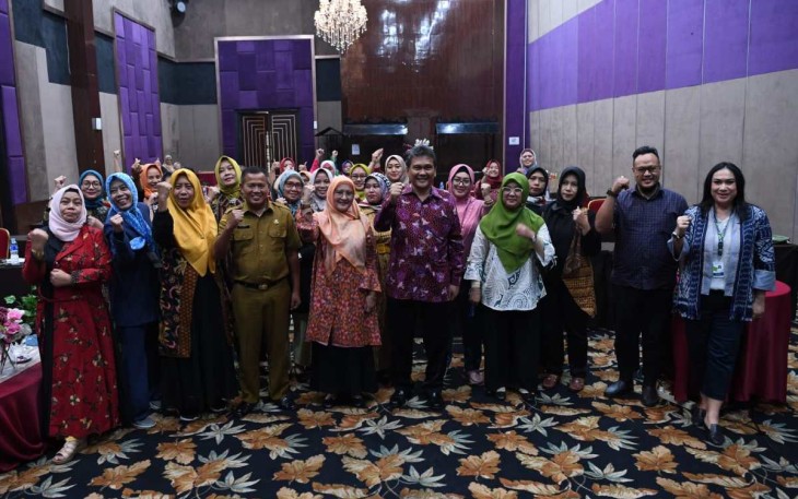 Sosialisasi Mengembangkan Bisnis e-commerce bagi pelaku UMKM di Kota Bekasi, Selasa (22/8)