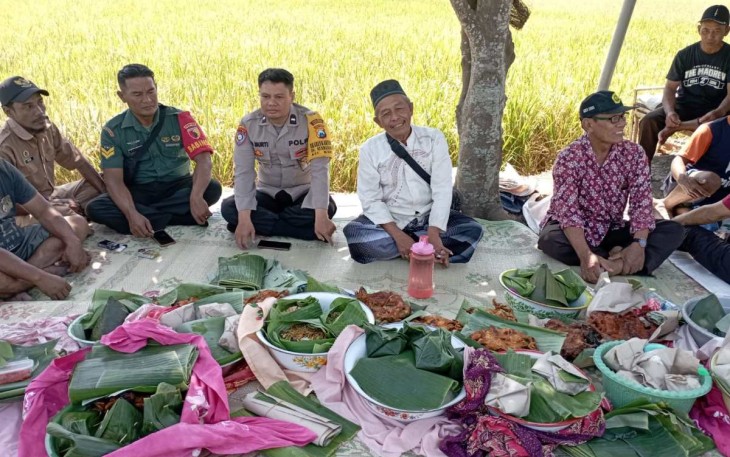 Ritual Methil Mbok Sri di wilayah desa binaan, Jum'at, (28/5)