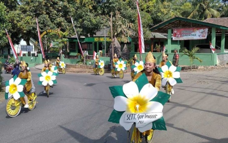 Karnaval sepeda hias di wilayah desa binaan, Jum'at (25/8)