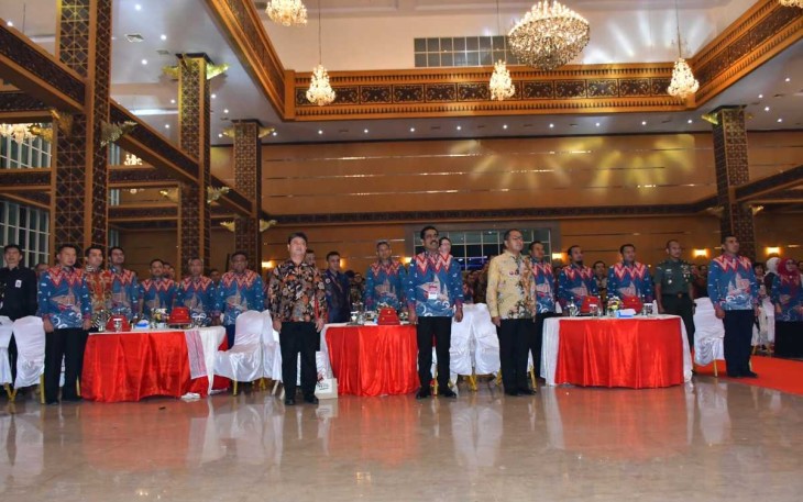 Pembukaan pekan raya Sulsel di wisma negara CPI Makassar 