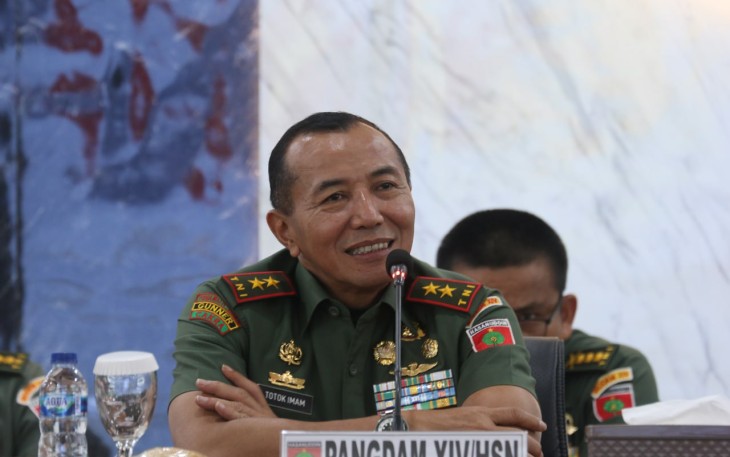 Pangdam XIV Hasanuddin Mayjen TNI Dr Totok Imam Santoso 