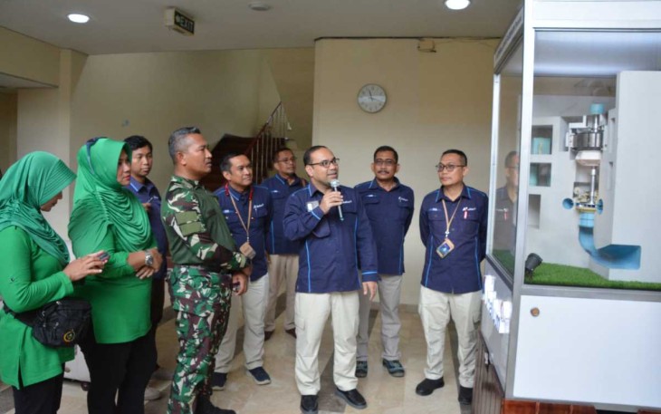 Danrem 023/KS Kolonel Inf Lukman Hakim saat kunjungan ke PT Inalum 