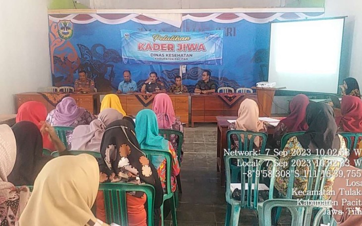 Pelatihan kader kesehatan jiwa di wilayah desa binaan, Kamis (7/9)