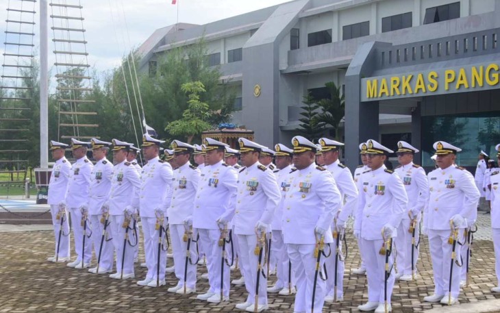 Peringatan HUT Ke-78 TNI AL di Koarmada III Sorong
