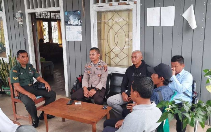 Sosialisasi cegah karhutla di wilayah desa binaan