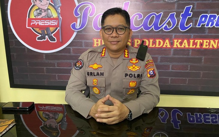 Kabid Humas Polda Kalteng Kombes Pol Erlan Munaji