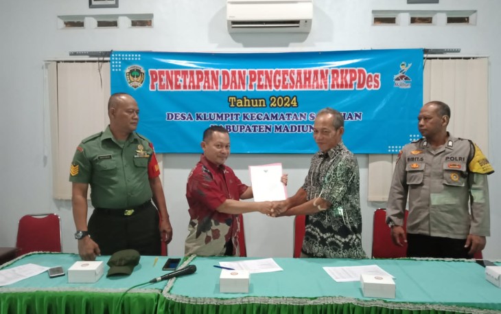 Penetapan dan Pengesahan RKPDes di Kecamatan Sawahan, Jum'at (6/10)