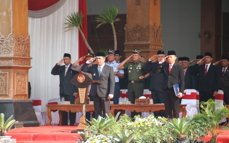 Upacara Peringatan Hari Jadi Ke-78 Jawa Timur