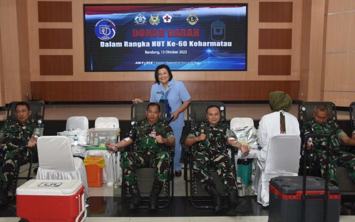 Donor darah peringati HUT ke-60 Koharmatau, Jum'at (13/10)