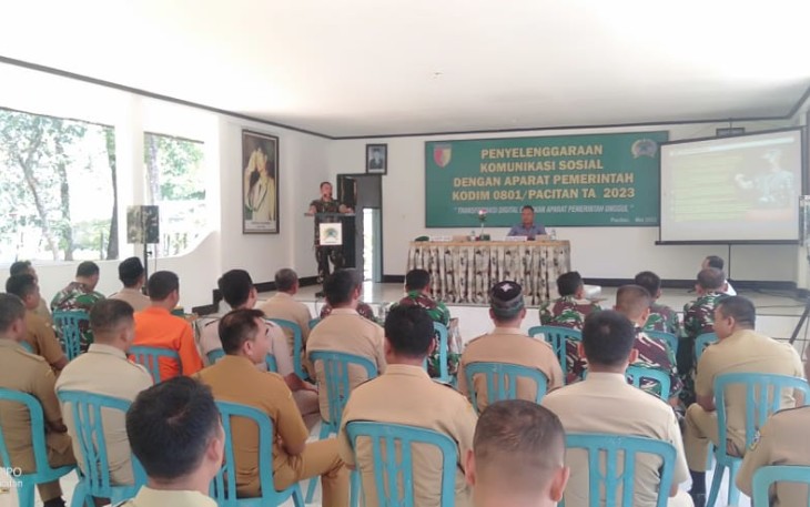 Komsos Dengan Aparatur Pemerintah Kab. Pacitan