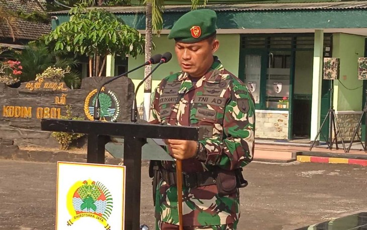 Dandim 0801/Pacitan Letkol Inf Roliyanto 